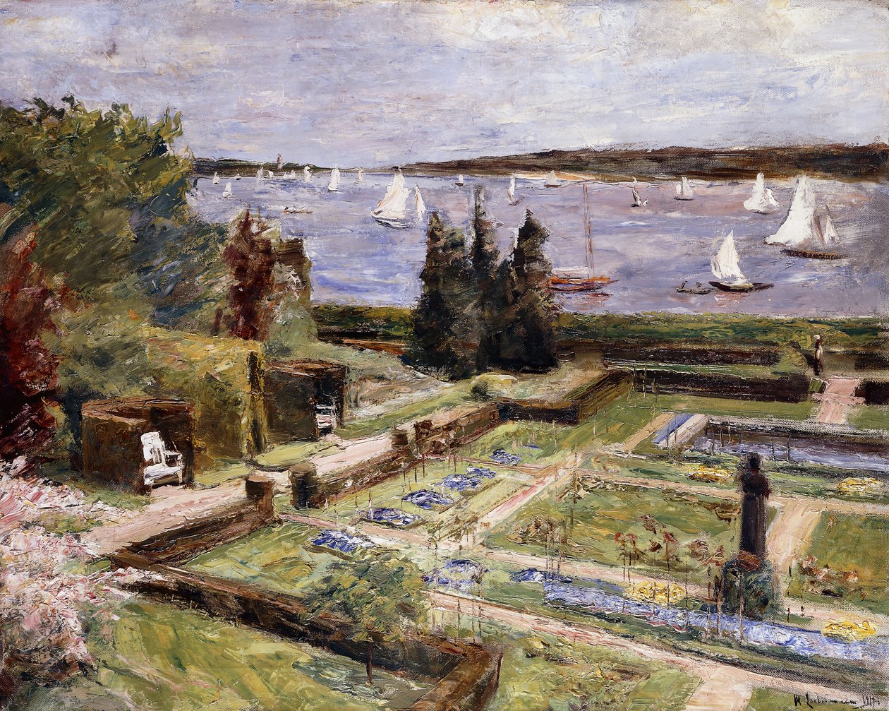 Az Arnhold család kertje a Wansee folyó mellett; Wannseegarten der Familie Arnhold, 1911 alkotó: Max Liebermann