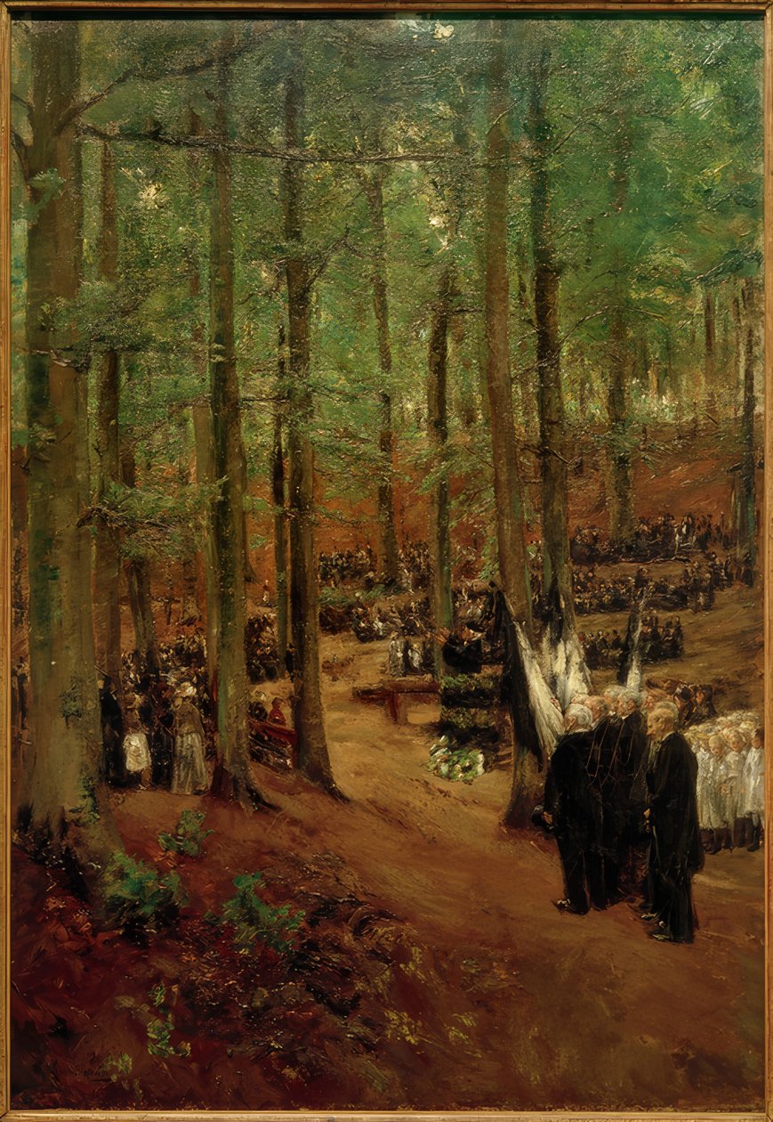 Megemlékezés III. Frigyes császárról. Kosenben - 1. verzió alkotó: Max Liebermann