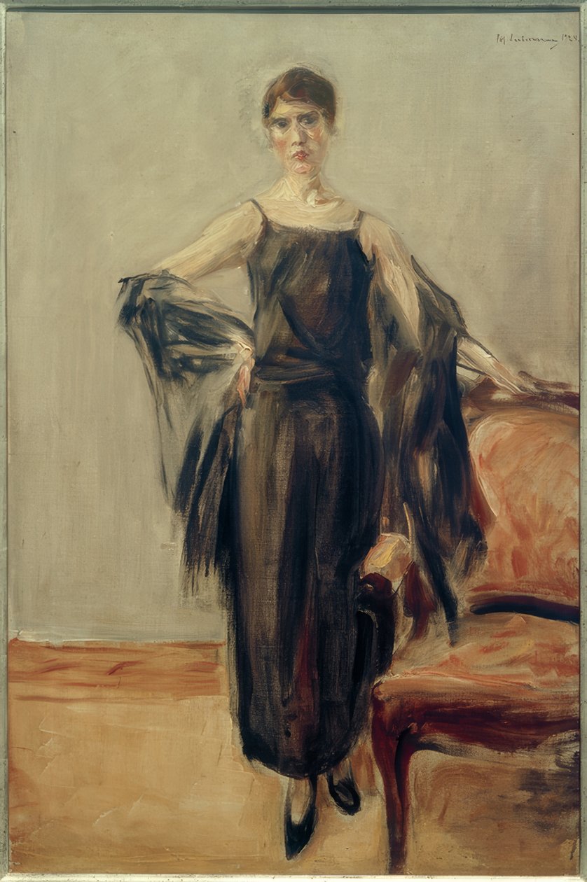 Genia Levine, állva alkotó: Max Liebermann