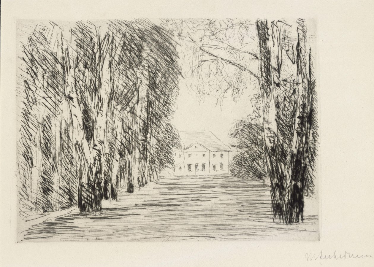 Ház a Wannsee partján alkotó: Max Liebermann