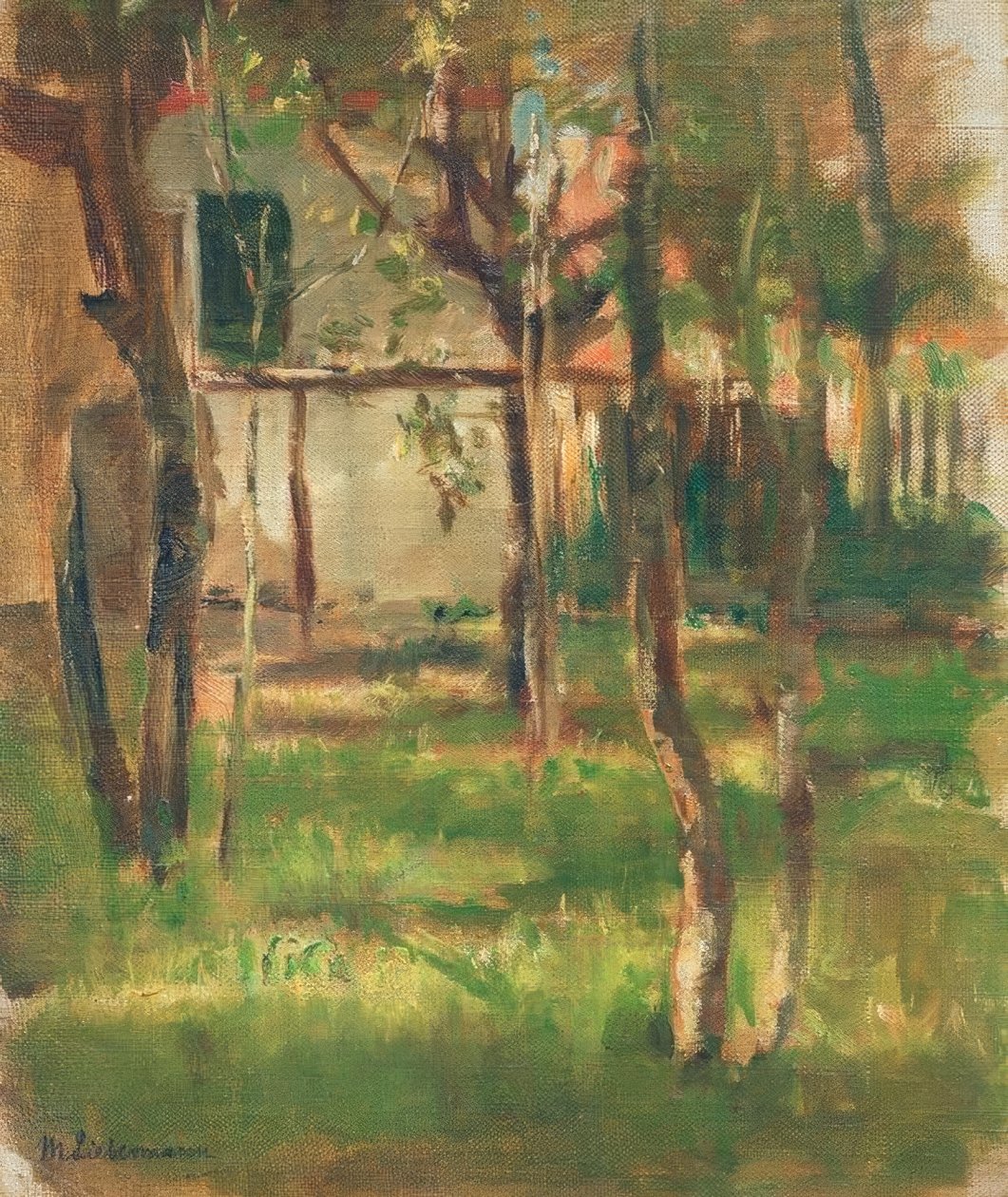 Ház kerttel alkotó: Max Liebermann