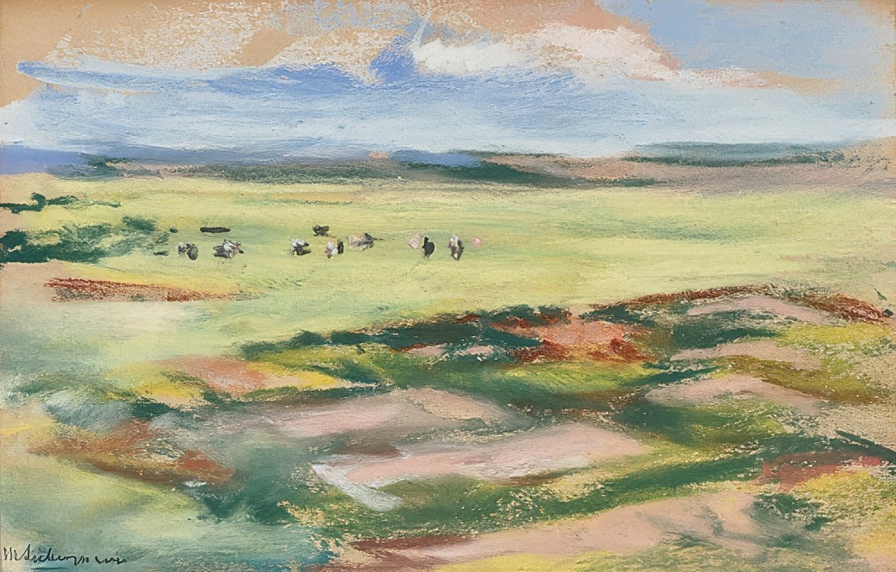 A dűnék mögött alkotó: Max Liebermann