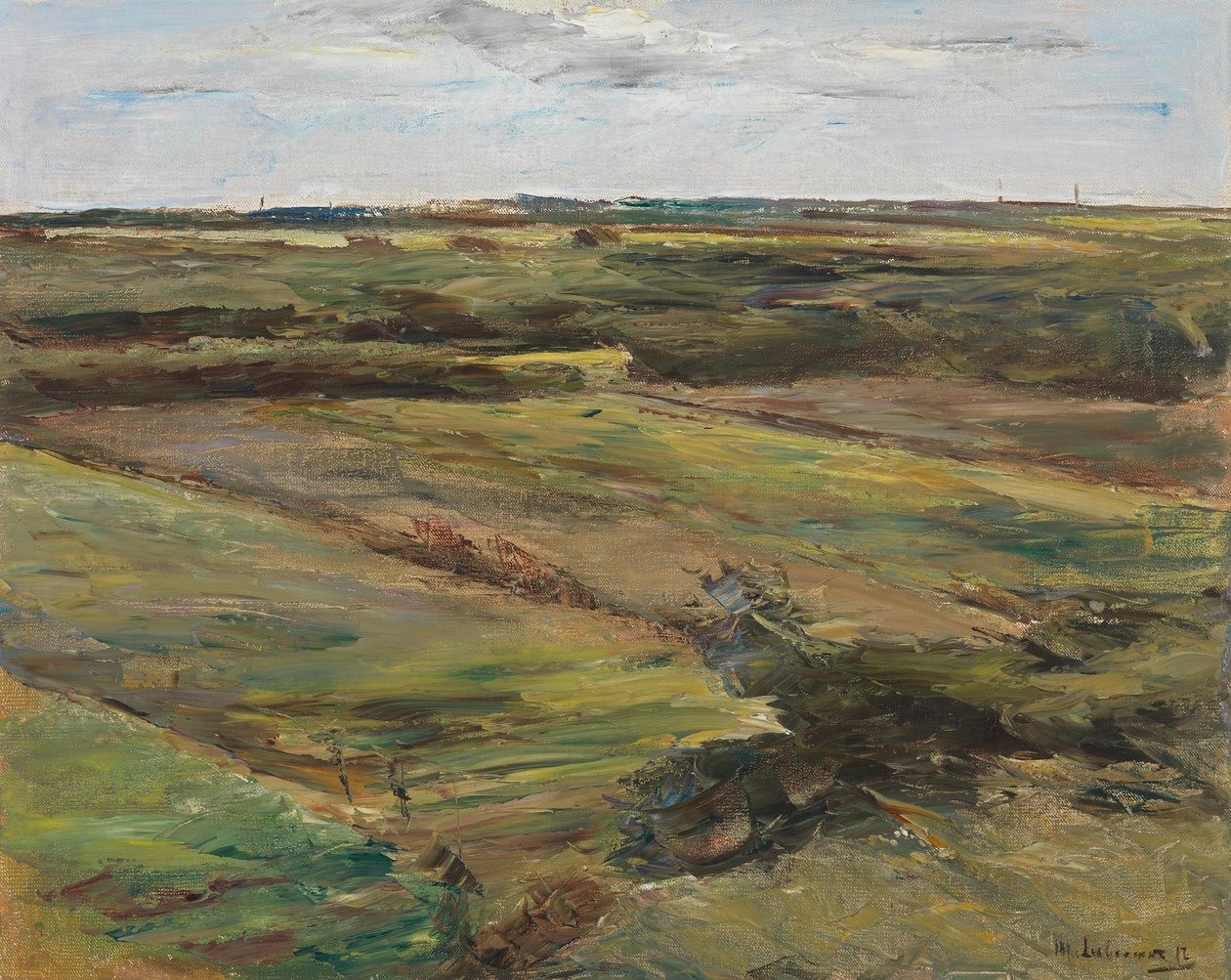 Holland tájkép 1912-ből alkotó: Max Liebermann