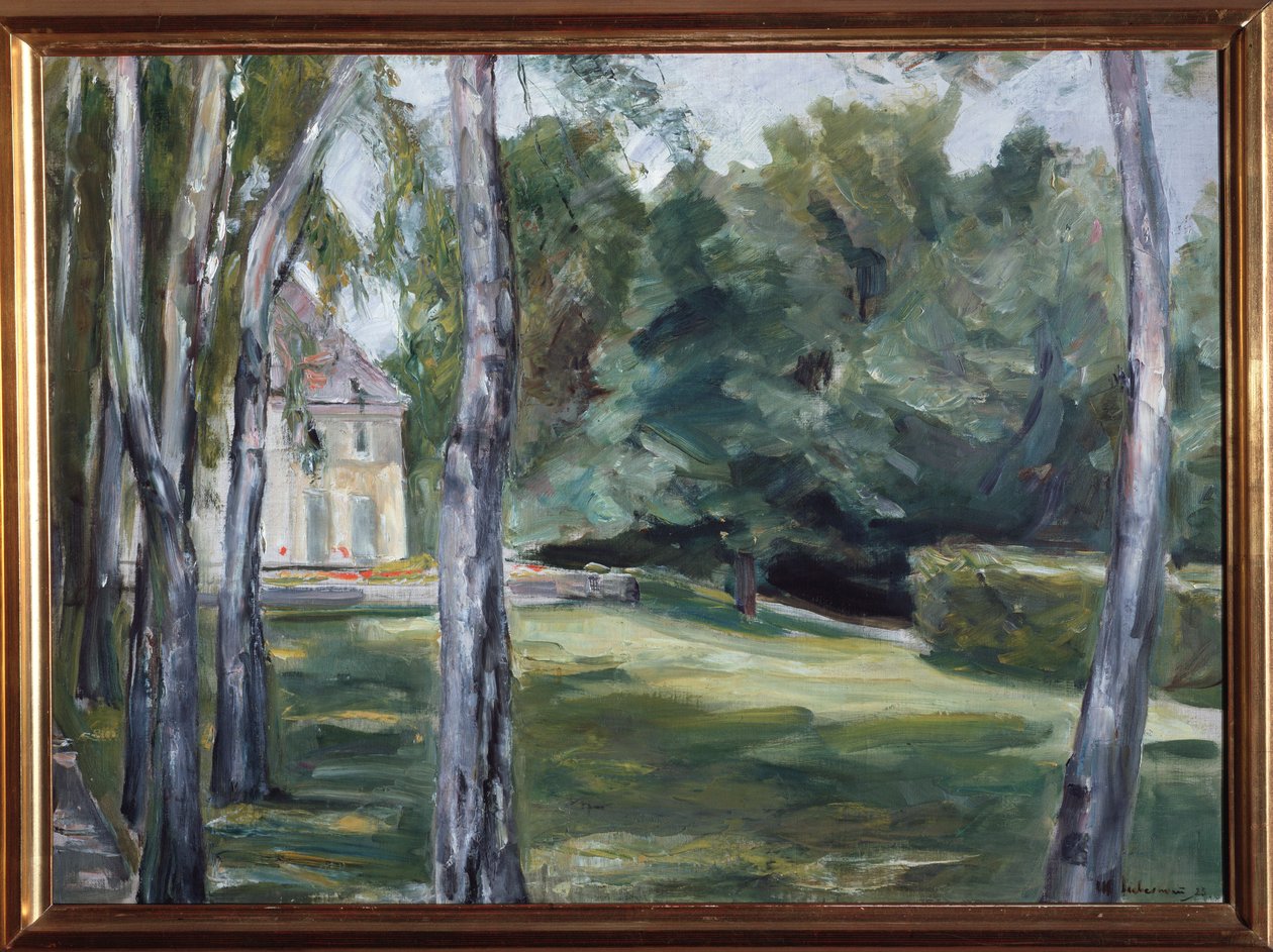 Ház a kertben - olaj, vászon alkotó: Max Liebermann