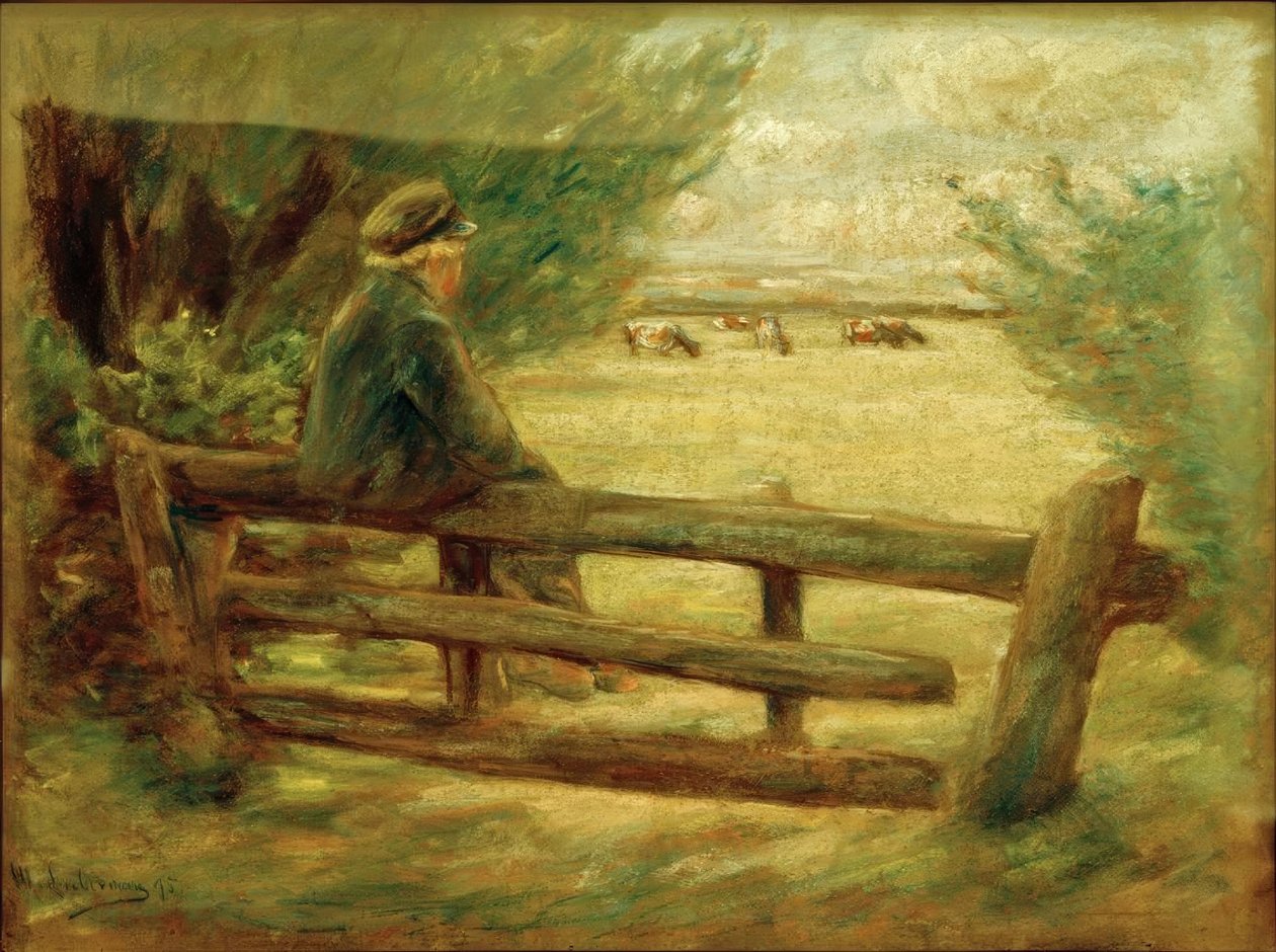 Fiú tehenekkel alkotó: Max Liebermann