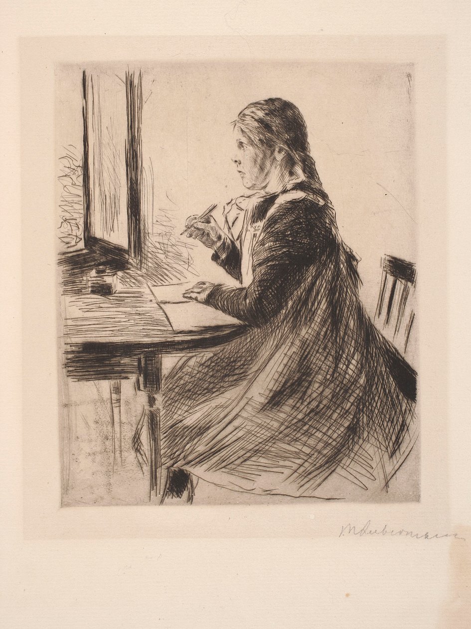 Gyermekportré, Bode titkos tanácsos kislányának, Marie-nak a portréja alkotó: Max Liebermann