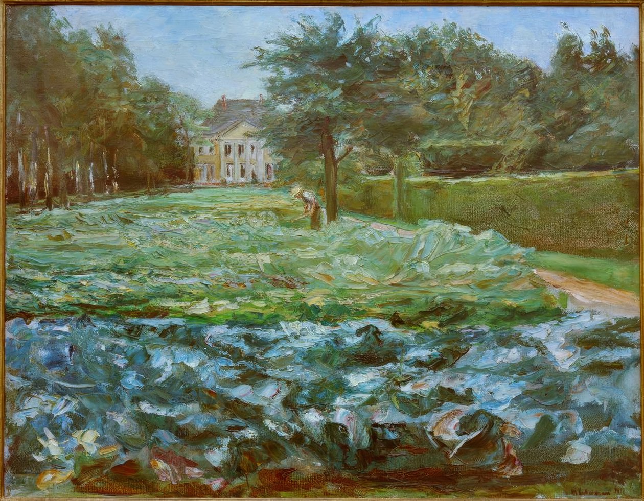 Káposztaföld a Wannsee kertben nyugatra alkotó: Max Liebermann