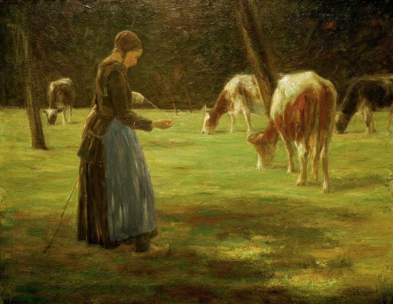 Kuhhirtin alkotó: Max Liebermann