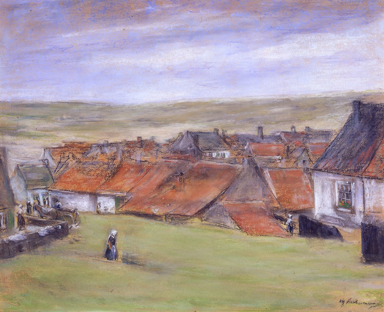 Tájkép Katwijkban alkotó: Max Liebermann