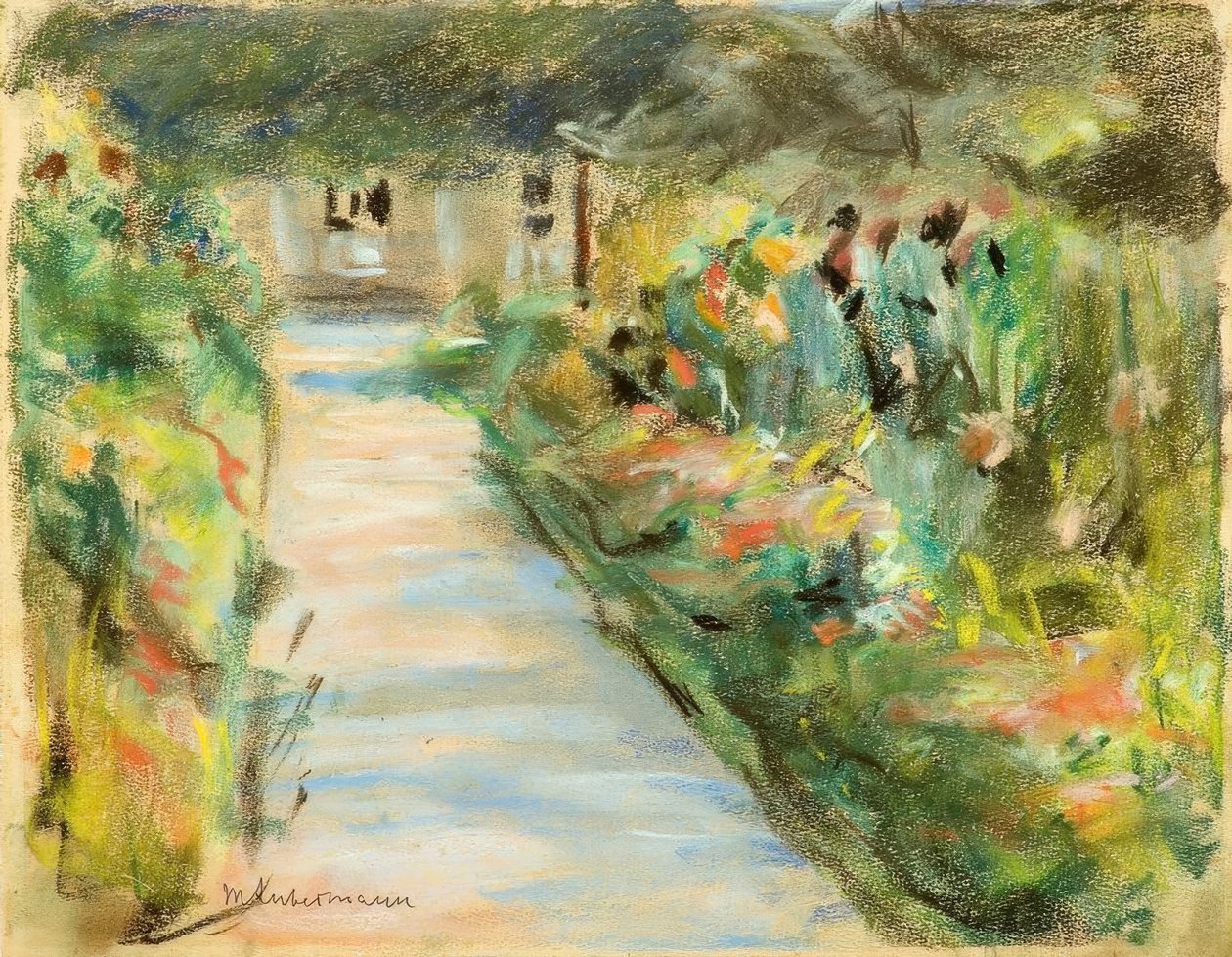 M.Liebermann, Virágzó kert alkotó: Max Liebermann