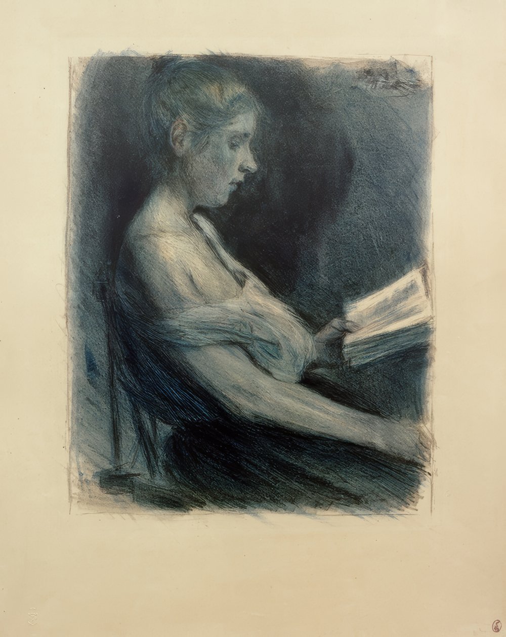 M.Liebermann, Olvasó lány alkotó: Max Liebermann