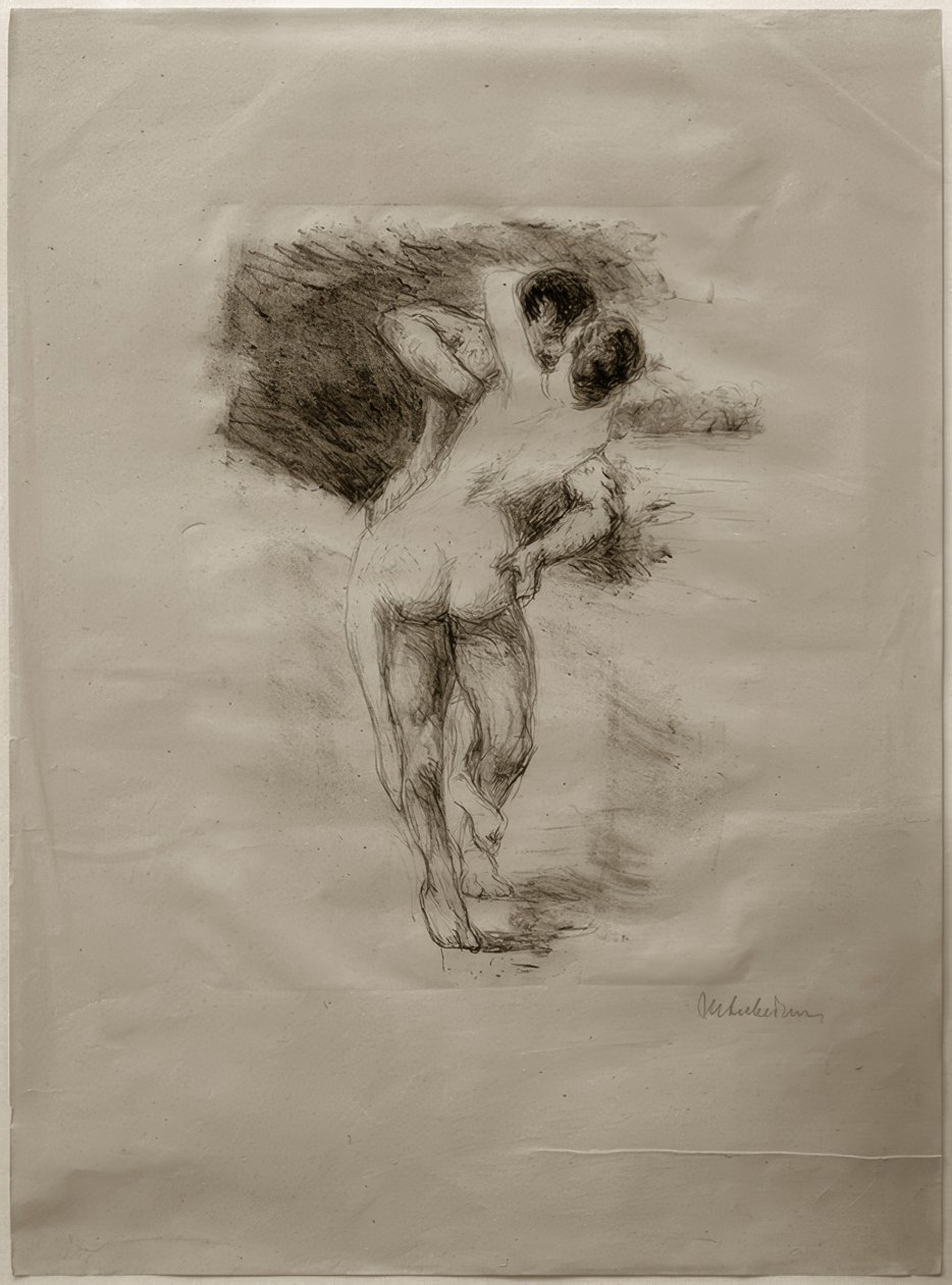 M.Liebermann, Szerelmi jelenet alkotó: Max Liebermann