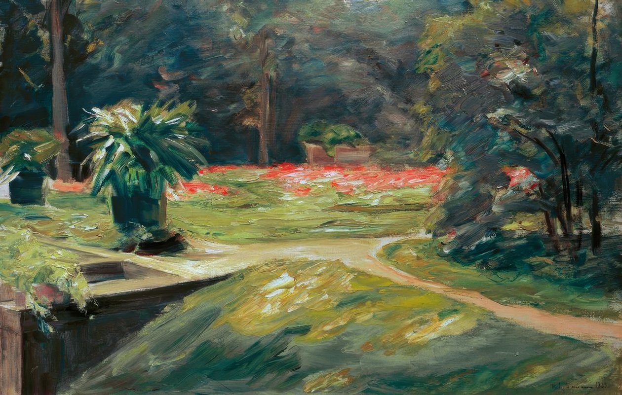 M. Liebermann, Wannseegarten Blumenterr. alkotó: Max Liebermann