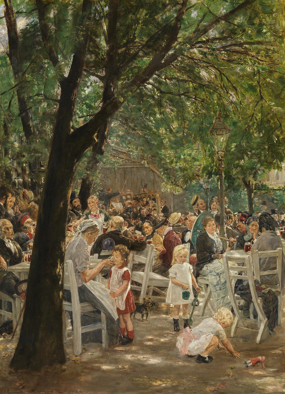 Müncheni sörkert alkotó: Max Liebermann
