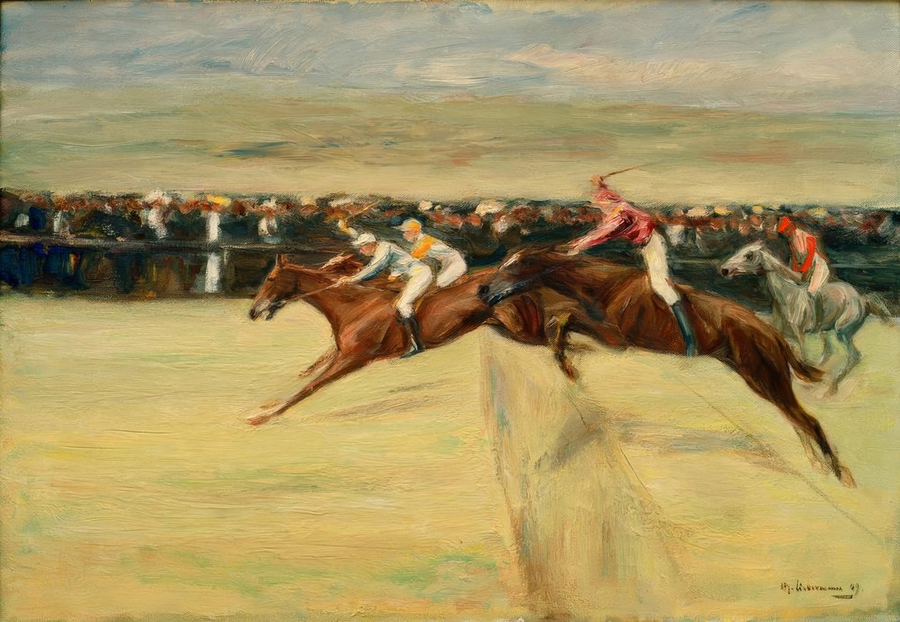 Lóverseny a kaszinókban alkotó: Max Liebermann