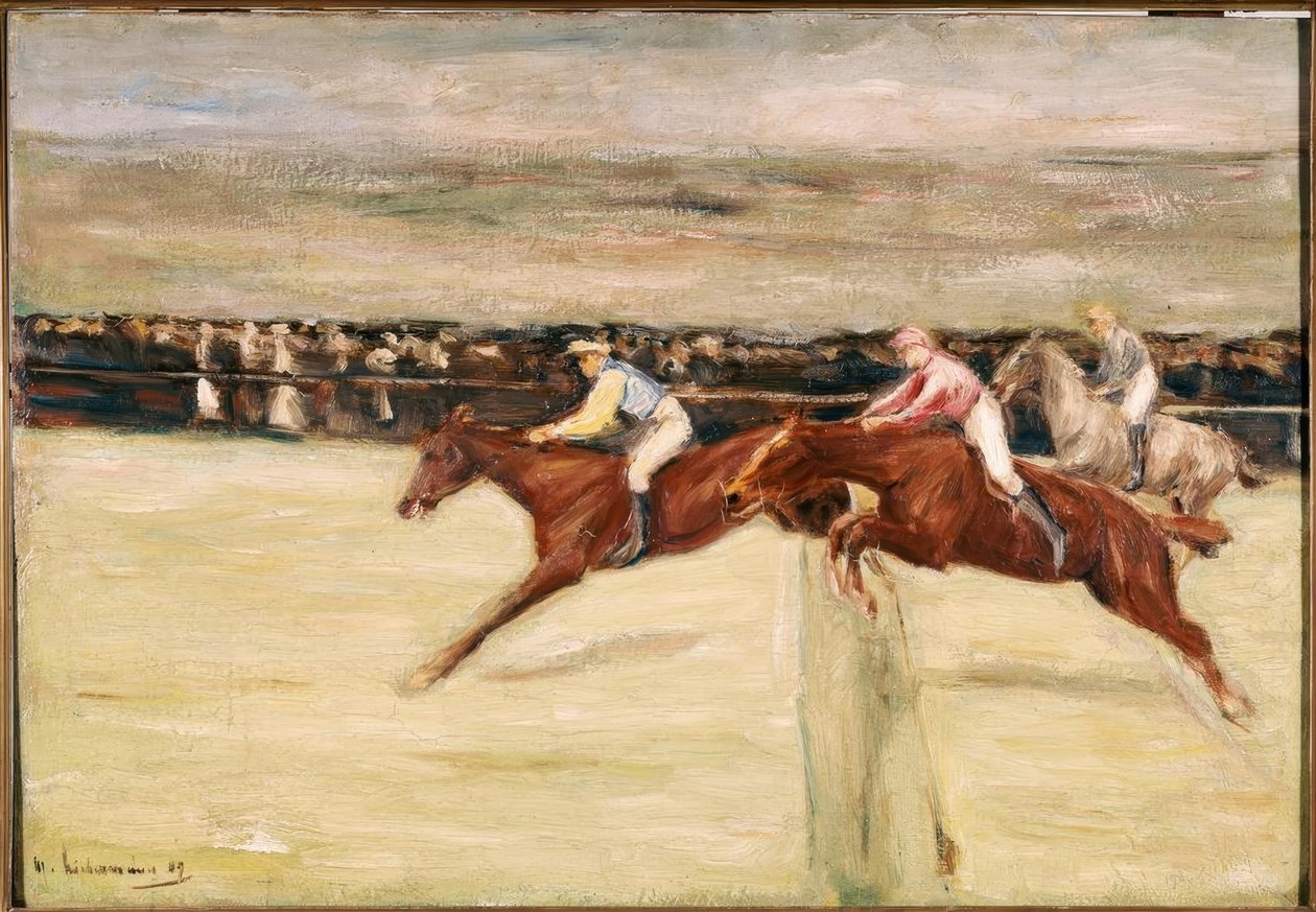 Lóverseny a kaszinókban alkotó: Max Liebermann