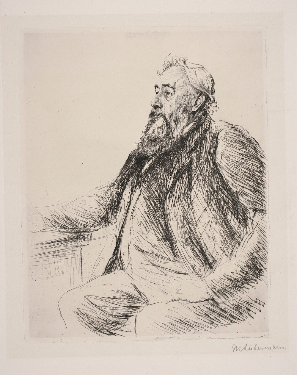 Brinckmann portréja alkotó: Max Liebermann