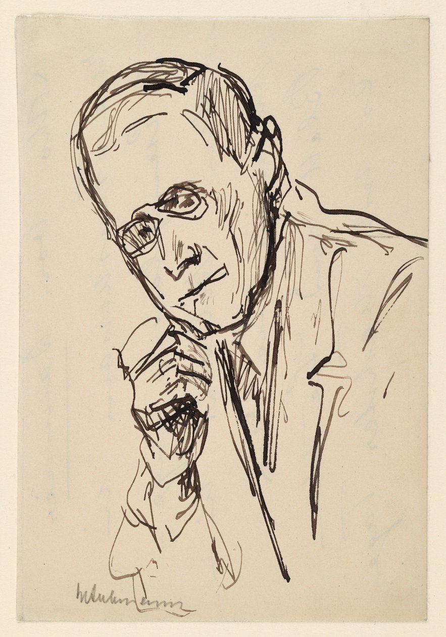 Hugo von Tschudi portréja alkotó: Max Liebermann