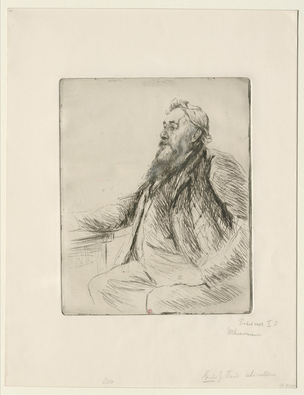 Justus Brinckmann portréja  Justus Brinckmann portréja alkotó: Max Liebermann