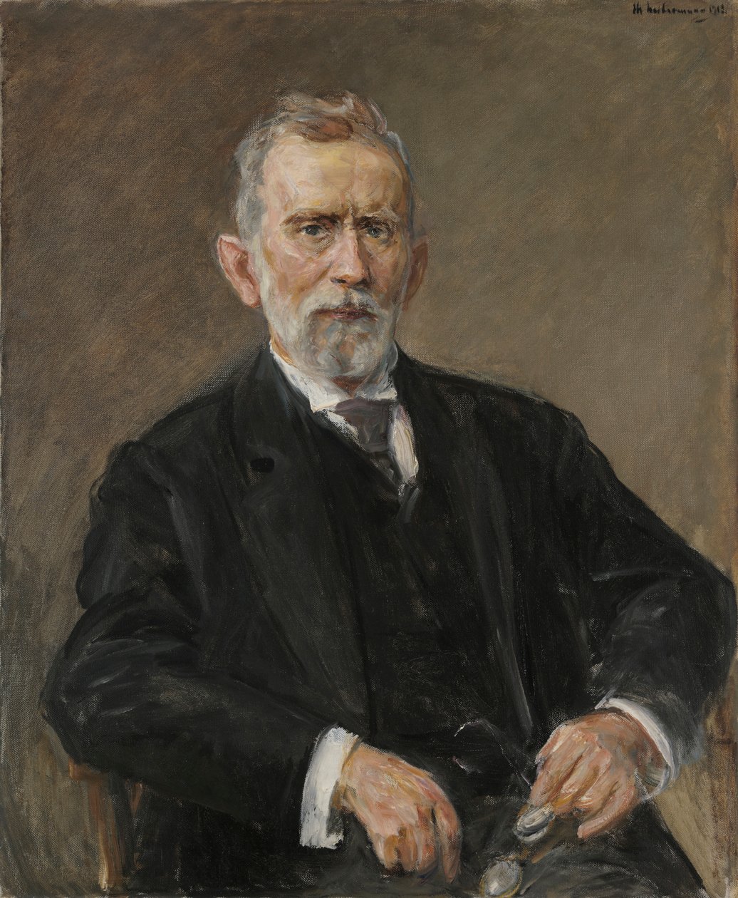 Paul Ehrlich kémikus portréja alkotó: Max Liebermann