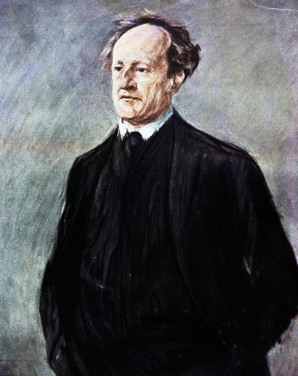 Gerhart Johann Robert Hauptmann portréja (Obersalzbrunn, ma Szczawno-Zdroj1862 - Agnetendorf alkotó: Max Liebermann