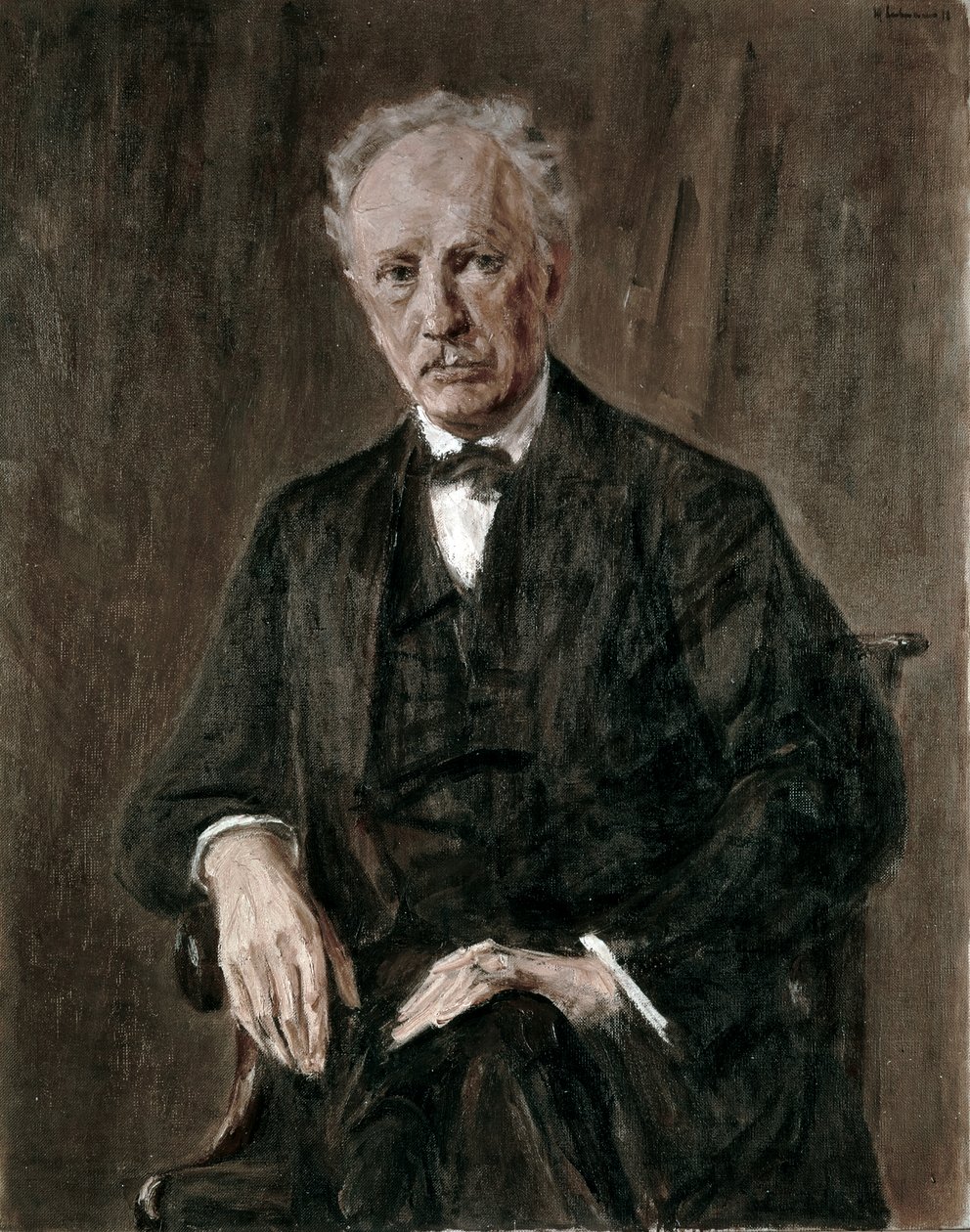 Richard Georg Strauss portréja alkotó: Max Liebermann