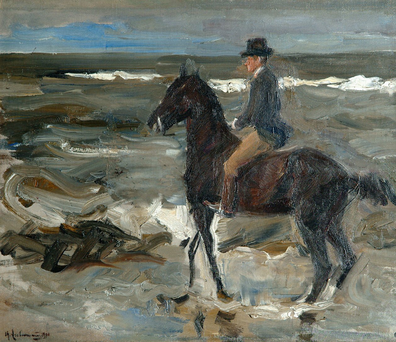 Lovas a tengerparton alkotó: Max Liebermann