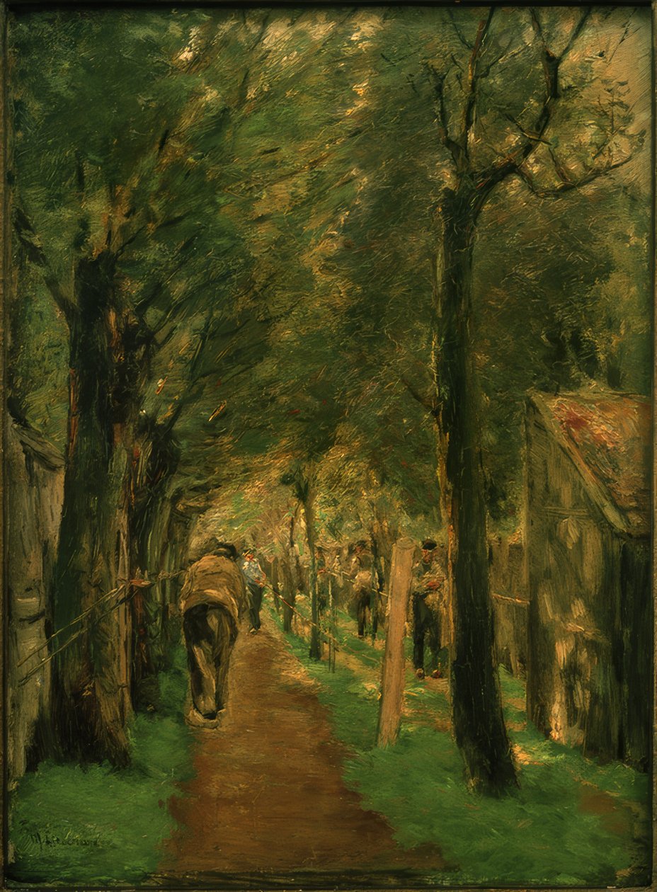 Kötélpálya Katwijkban alkotó: Max Liebermann