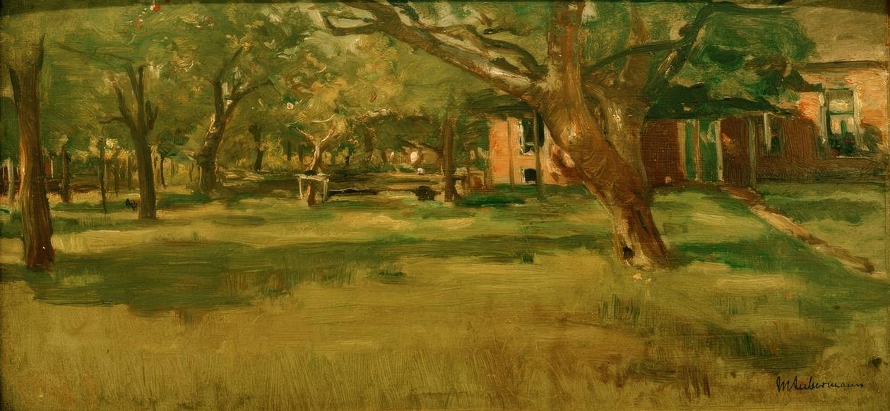 Tanulmány a fehérítőről alkotó: Max Liebermann