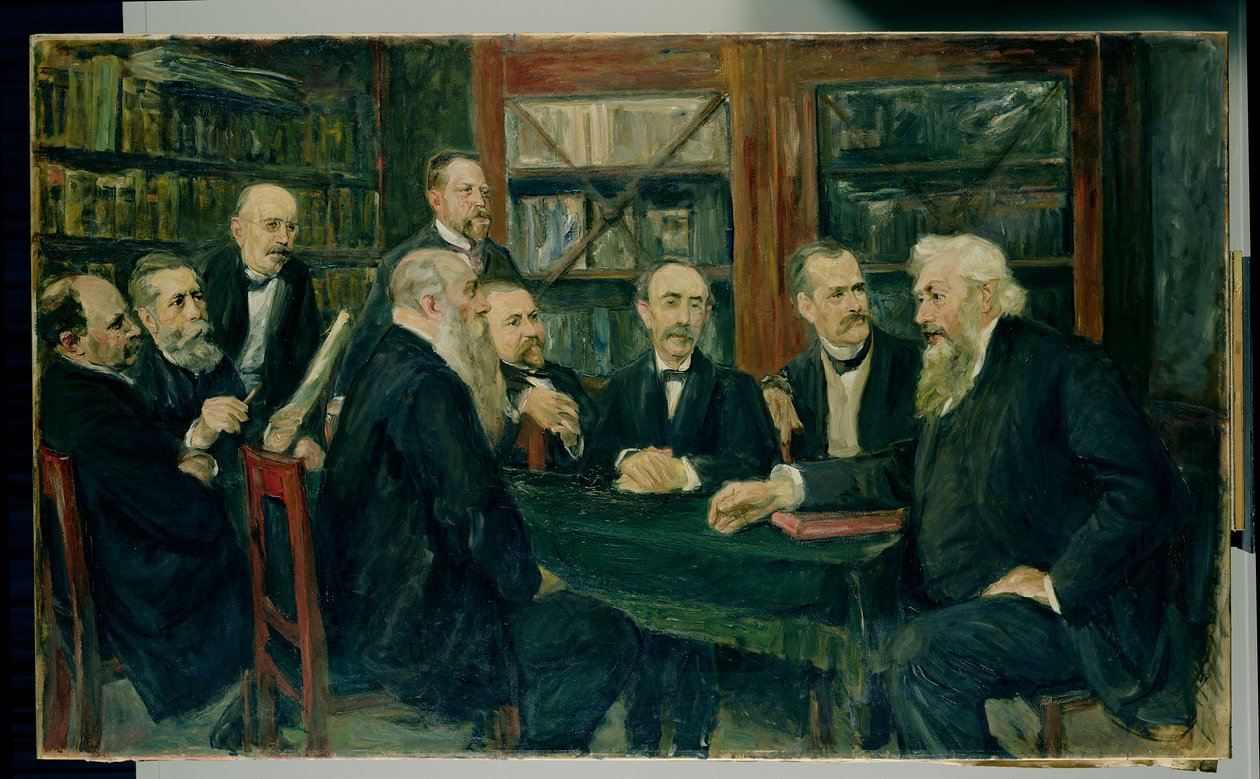 A professzorok hamburgi egyezménye, 1906 (lásd még: 144760) alkotó: Max Liebermann