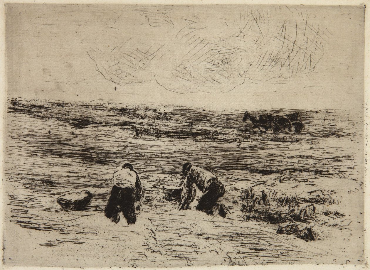 A burgonyatermelők alkotó: Max Liebermann