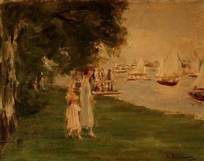 A Yacht verseny alkotó: Max Liebermann