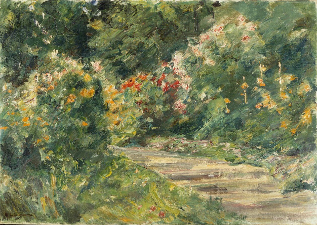 Wannsee Garden, 1920-29 körül (olaj, vászon) alkotó: Max Liebermann
