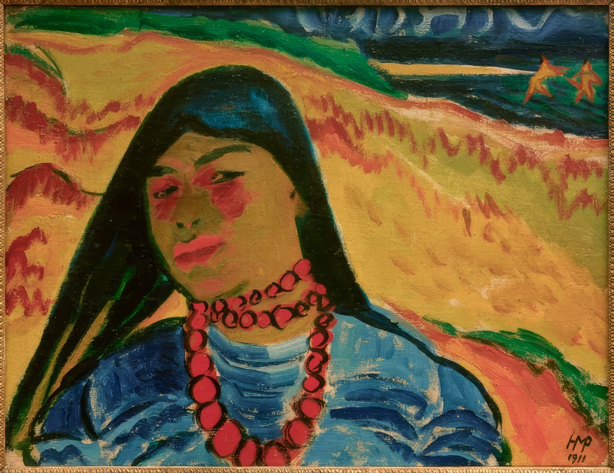 Nida strandján alkotó: Max Pechstein