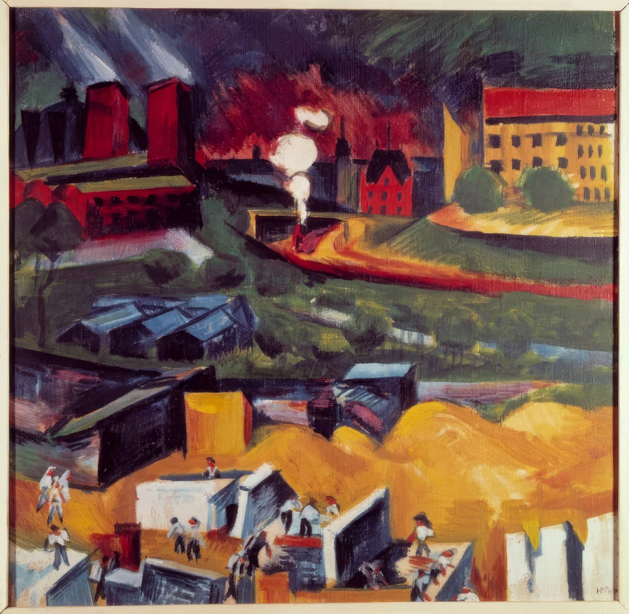 Kilátás Schmargendorfra alkotó: Max Pechstein