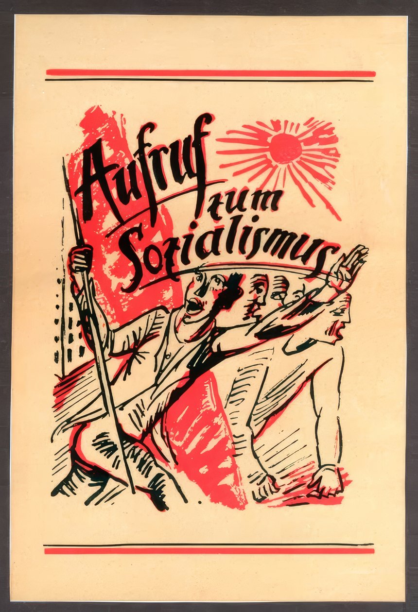 Felhívás a szocializmusra alkotó: Max Pechstein