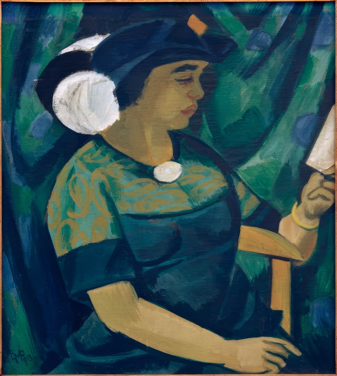 Lotte Pechstein portréja alkotó: Max Pechstein