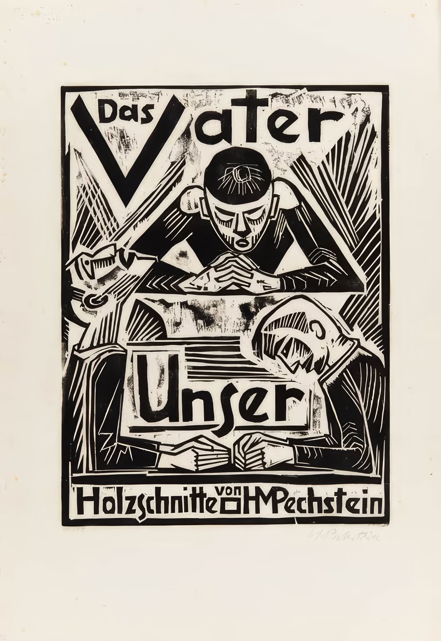 "Az Úr imádsága" alkotó: Max Pechstein