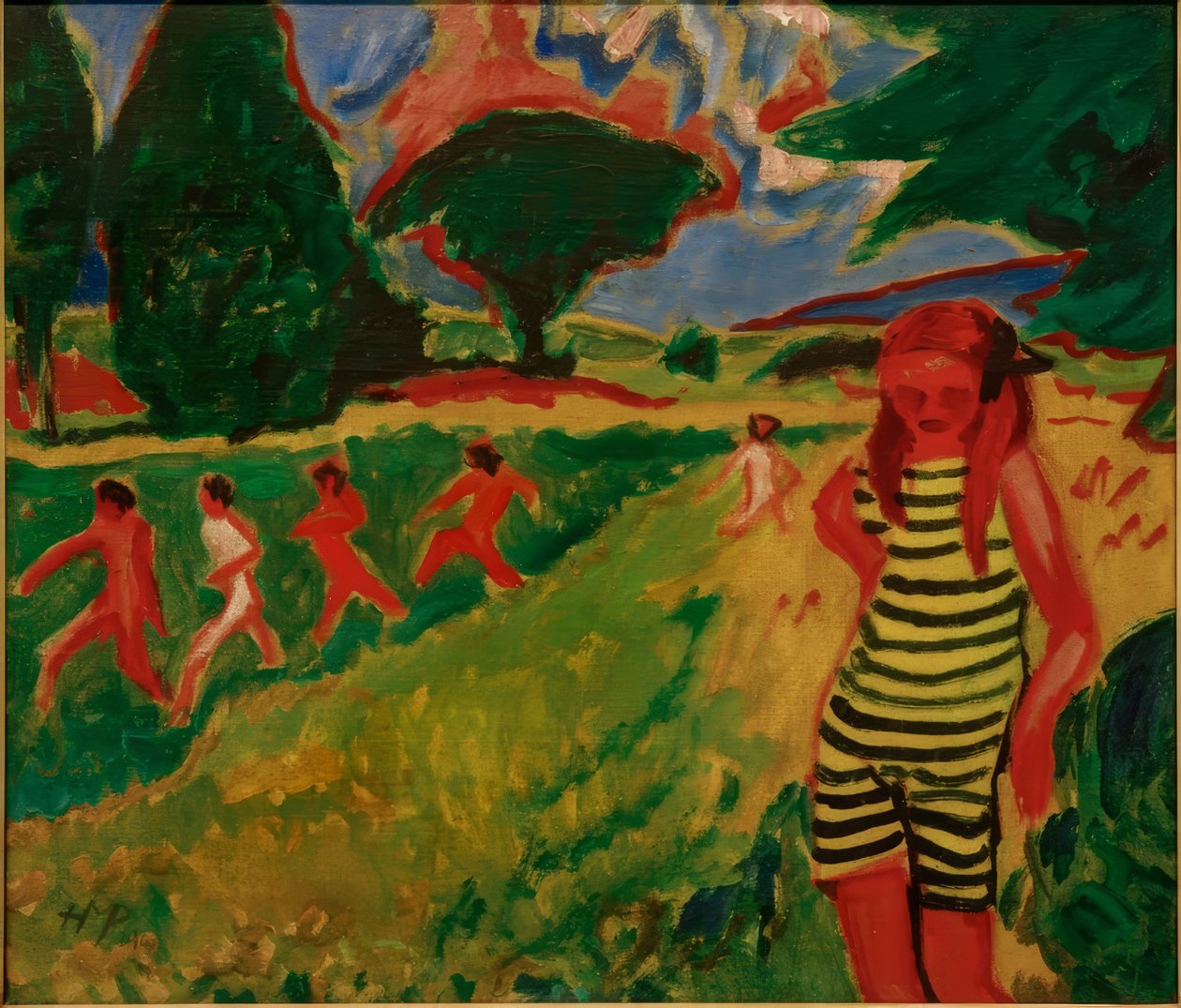 A sárga-fekete mez alkotó: Max Pechstein