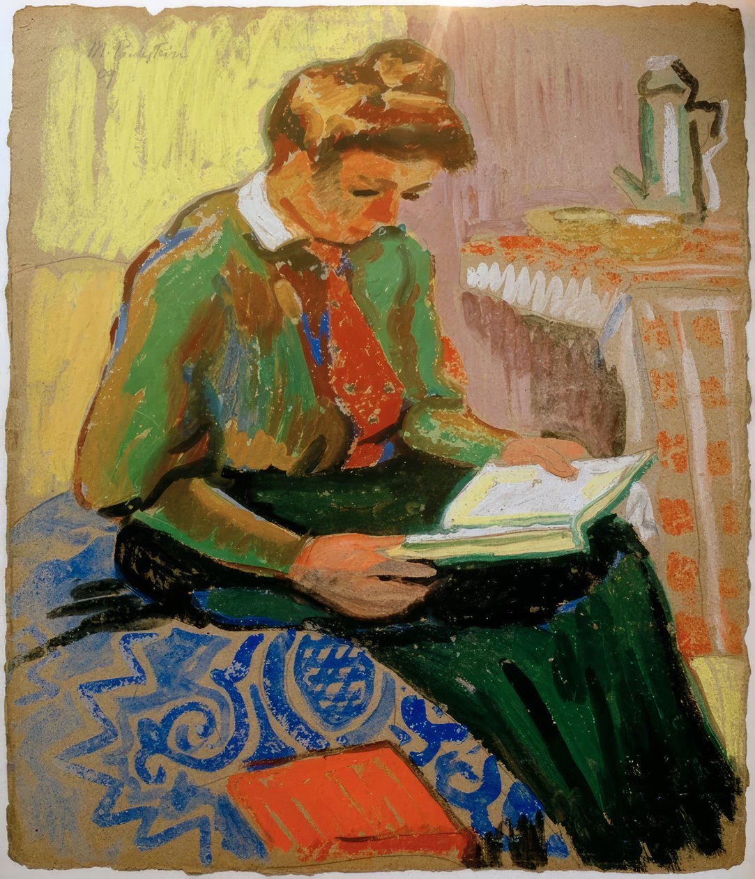 Die Lesende von Max Pechstein