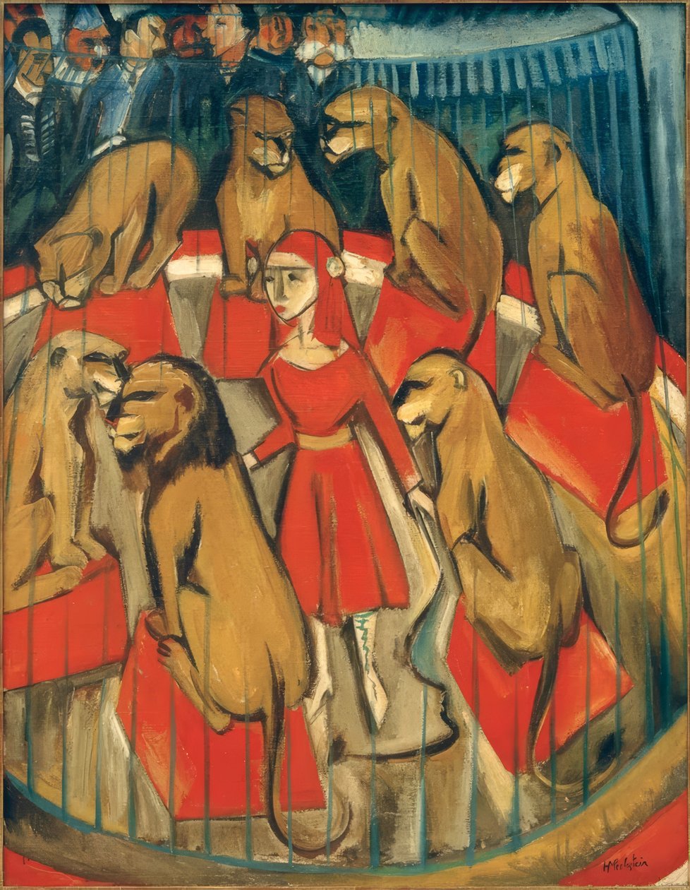 A oroszlánidomárnő alkotó: Max Pechstein