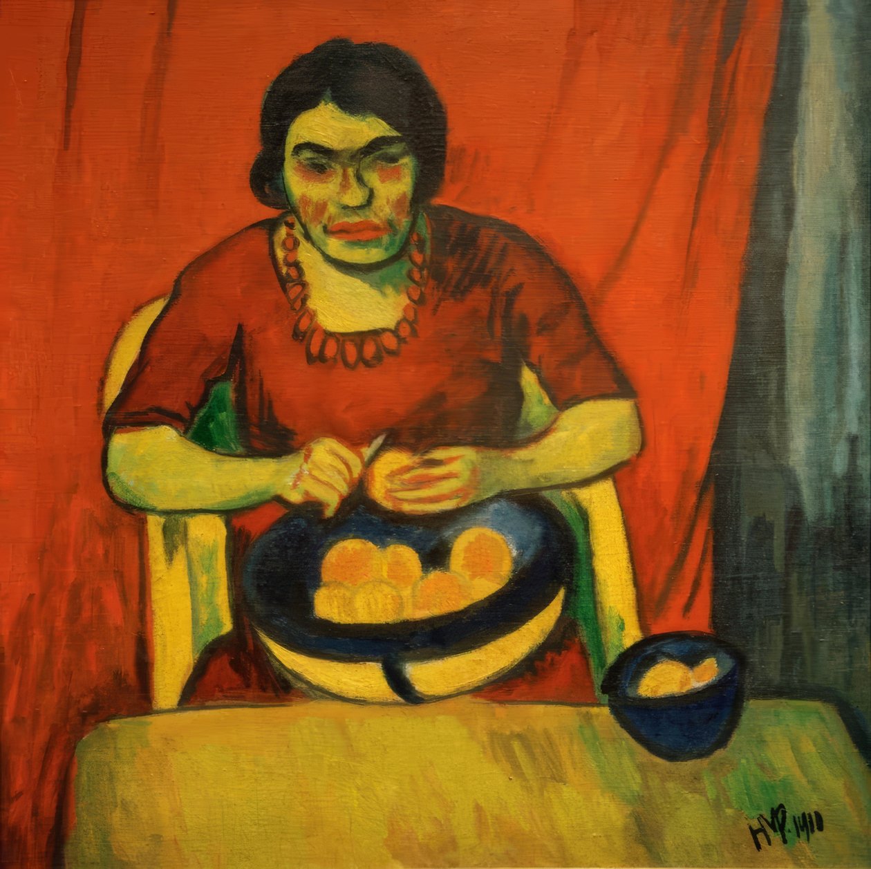 A narancshámozó alkotó: Max Pechstein