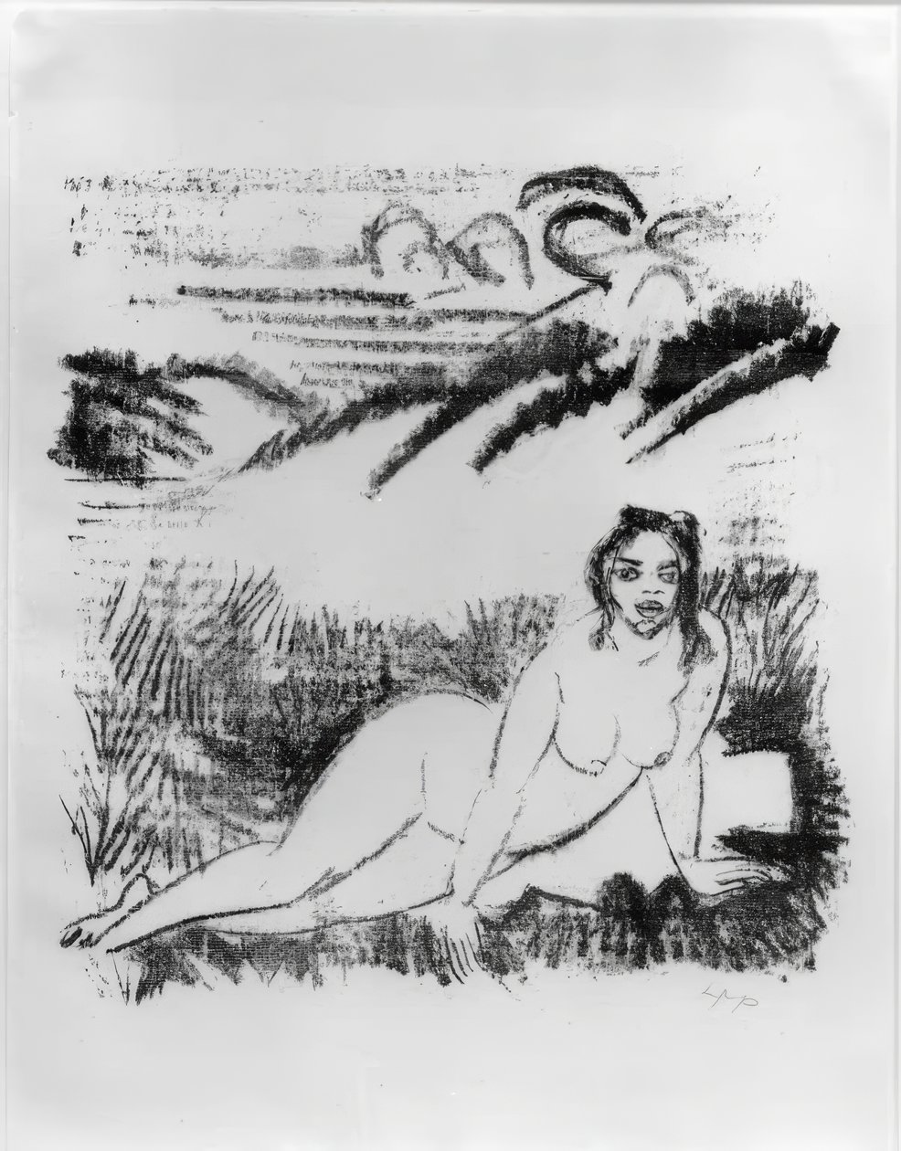 Fekvő akt alkotó: Max Pechstein