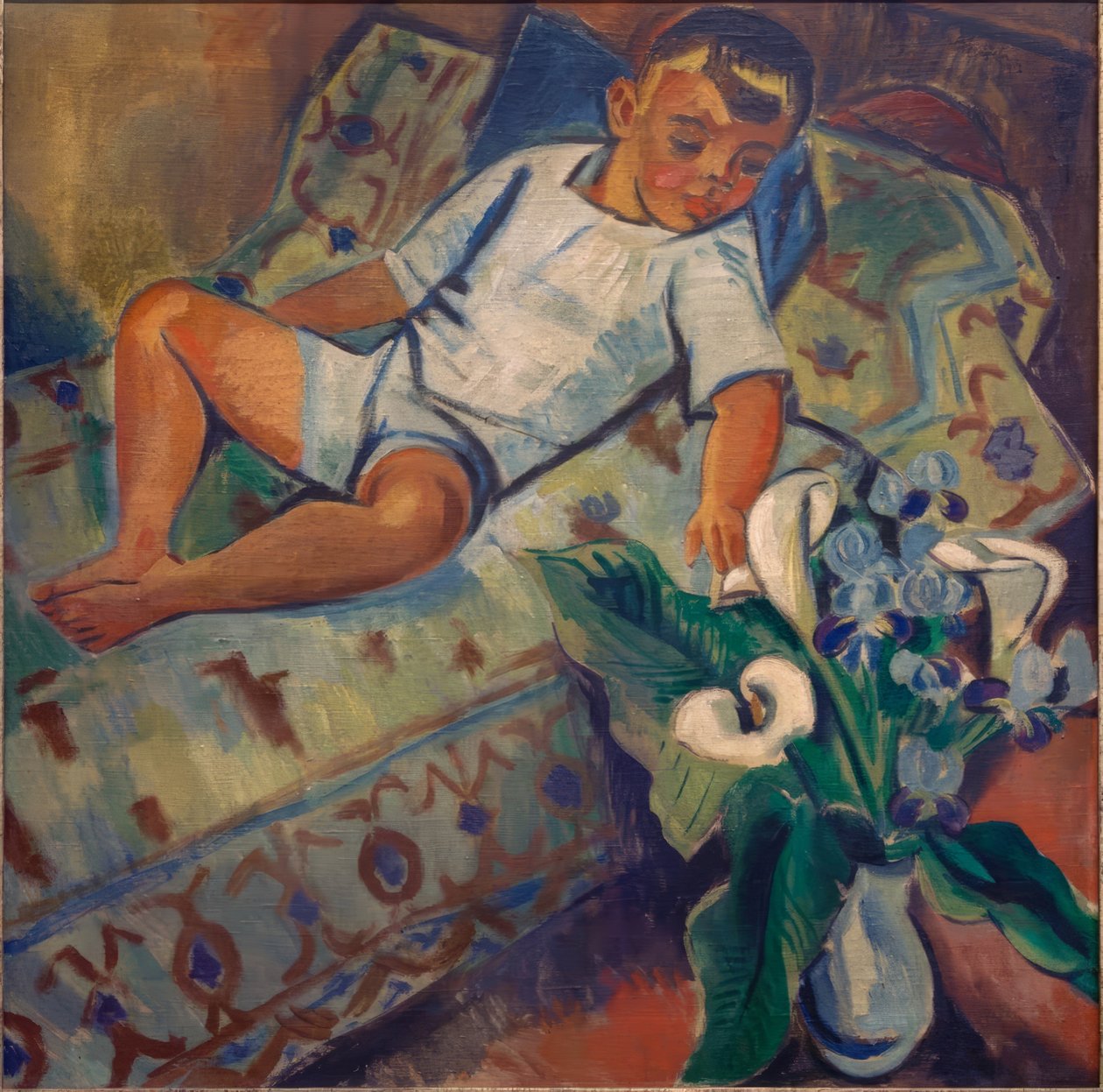 Fekvő fiú alkotó: Max Pechstein