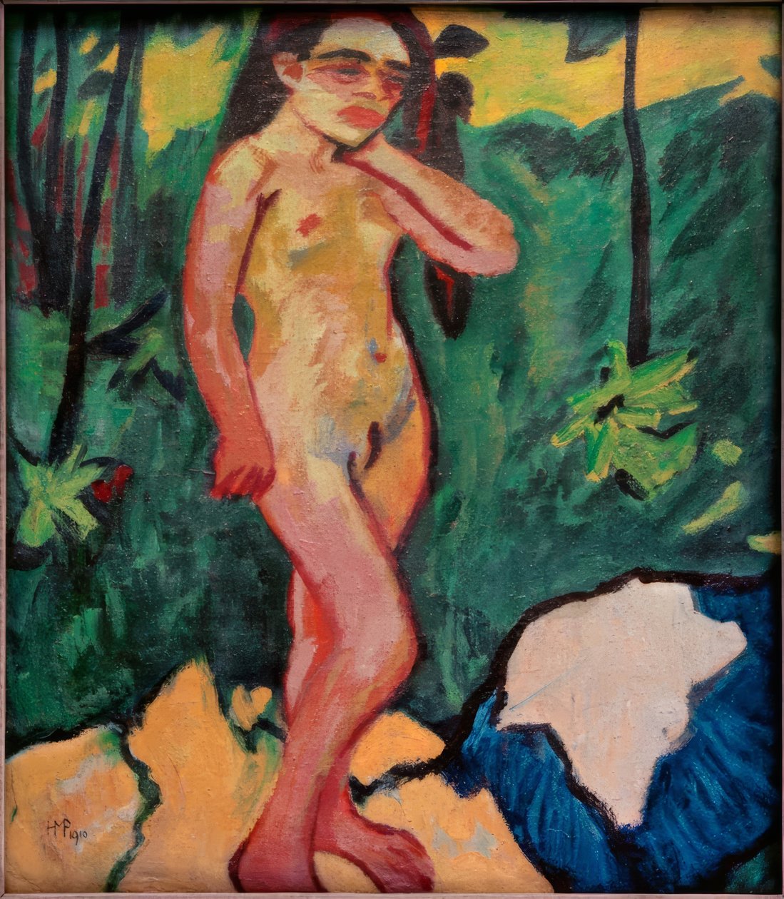 Lányok az erdőben alkotó: Max Pechstein