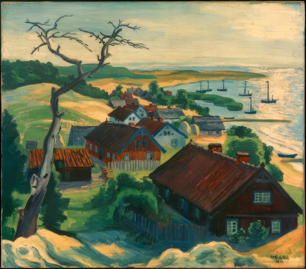 Holnap Purwinben, Kurische Nehrung alkotó: Max Pechstein