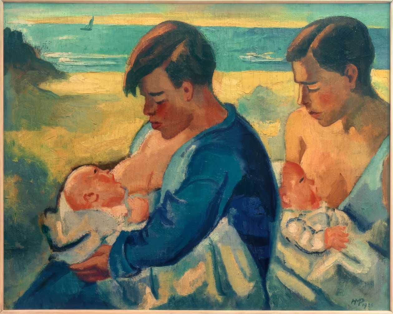 Tápláló anyák alkotó: Max Pechstein