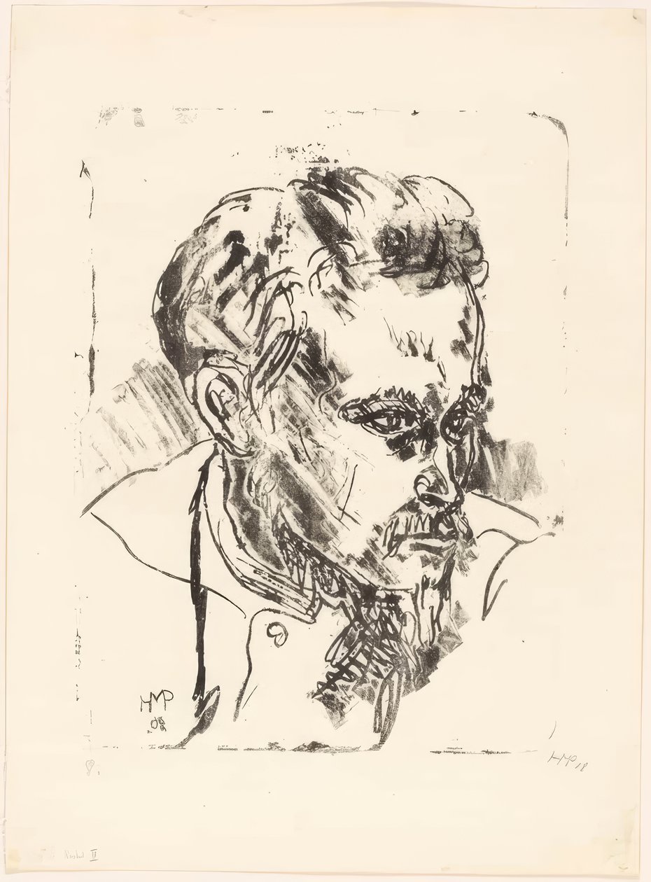 Erich Heckel portréja I alkotó: Max Pechstein
