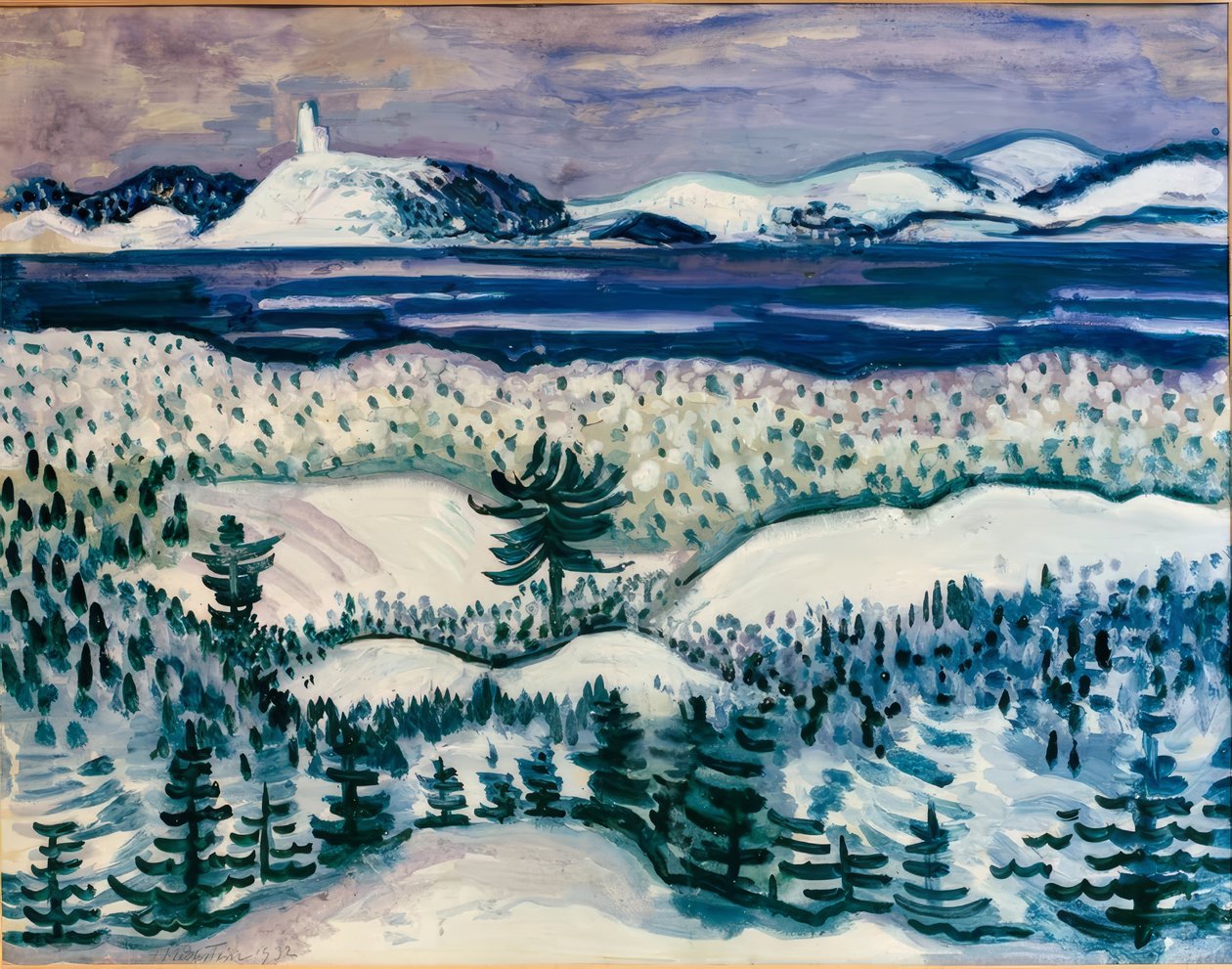 havas táj alkotó: Max Pechstein