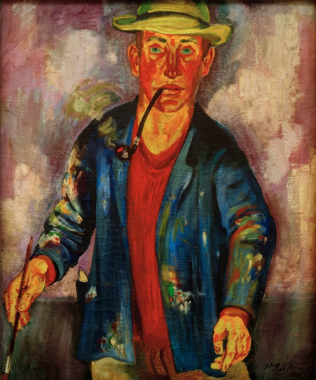 önarckép alkotó: Max Pechstein